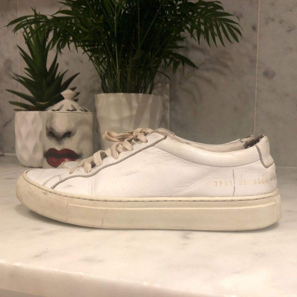 Common Projects Achilles White Leather Sneakers